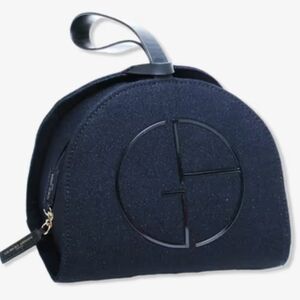 Armani Makeup Bag Navy Blue Designer Accessory
